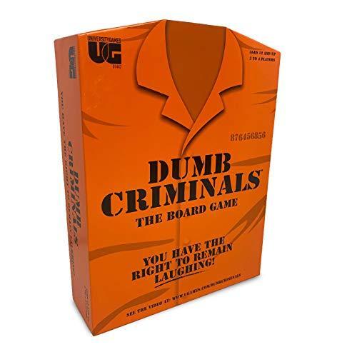ボードゲーム 英語 アメリカ 01442 University Games, Dumb Criminals Board Game, for 2-4 Players