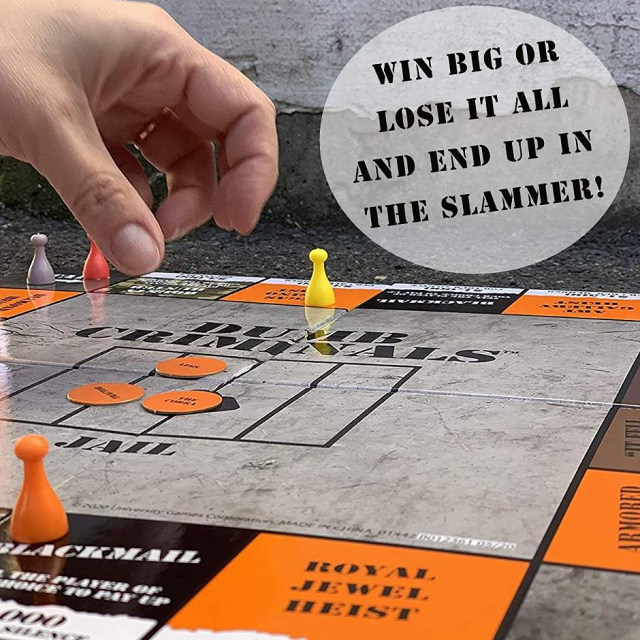 ボードゲーム 英語 アメリカ 01442 University Games Dumb Criminals Board Game, The  Hilarious Party G :pd-01505805:マニアックス Yahoo!店 - 通販 - Yahoo!ショッピング