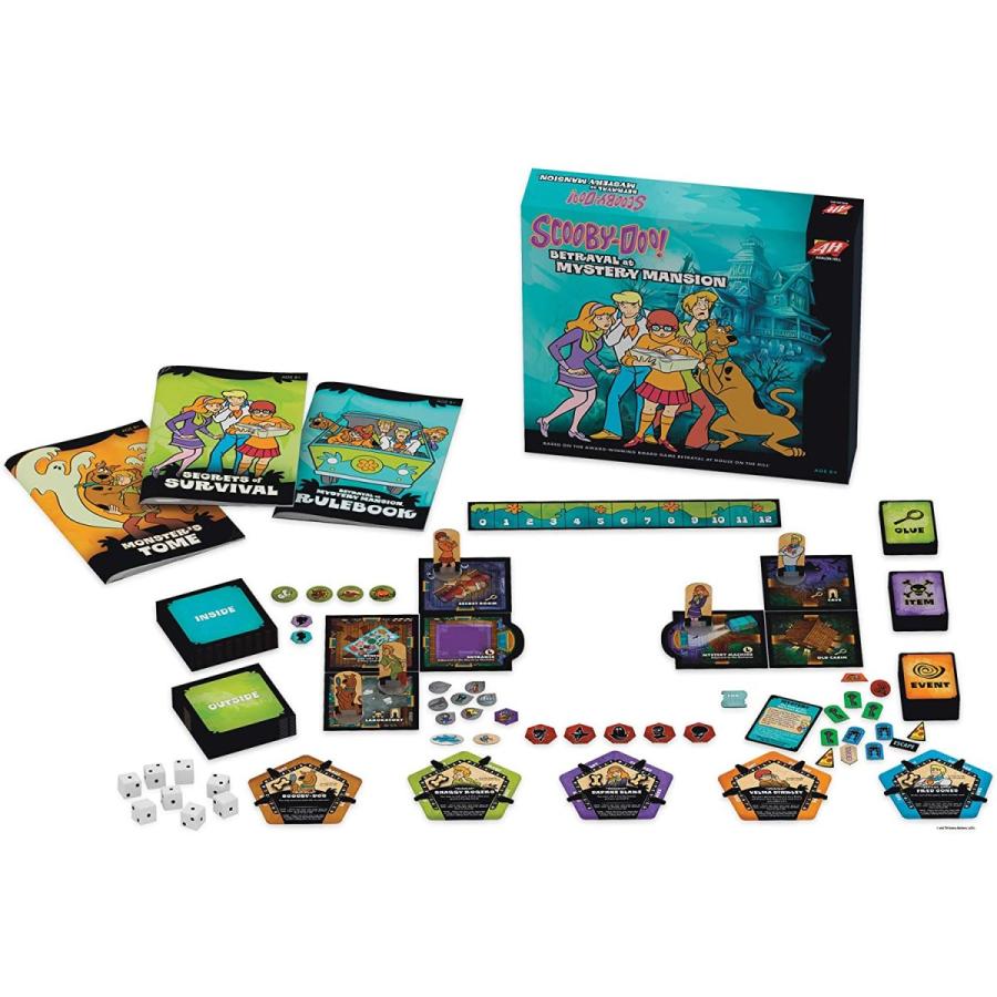 ボードゲーム 英語 アメリカ C7567 Hasbro Gaming Avalon Hill Scooby Doo in Betrayal at Mystery Mansiの画像