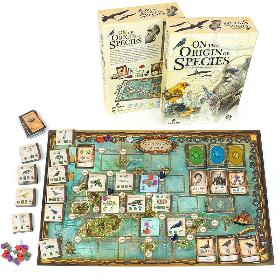 ボードゲーム 英語 アメリカ AAX6001 On The Origin of Species | An Evolutionary Research Board Gameの画像