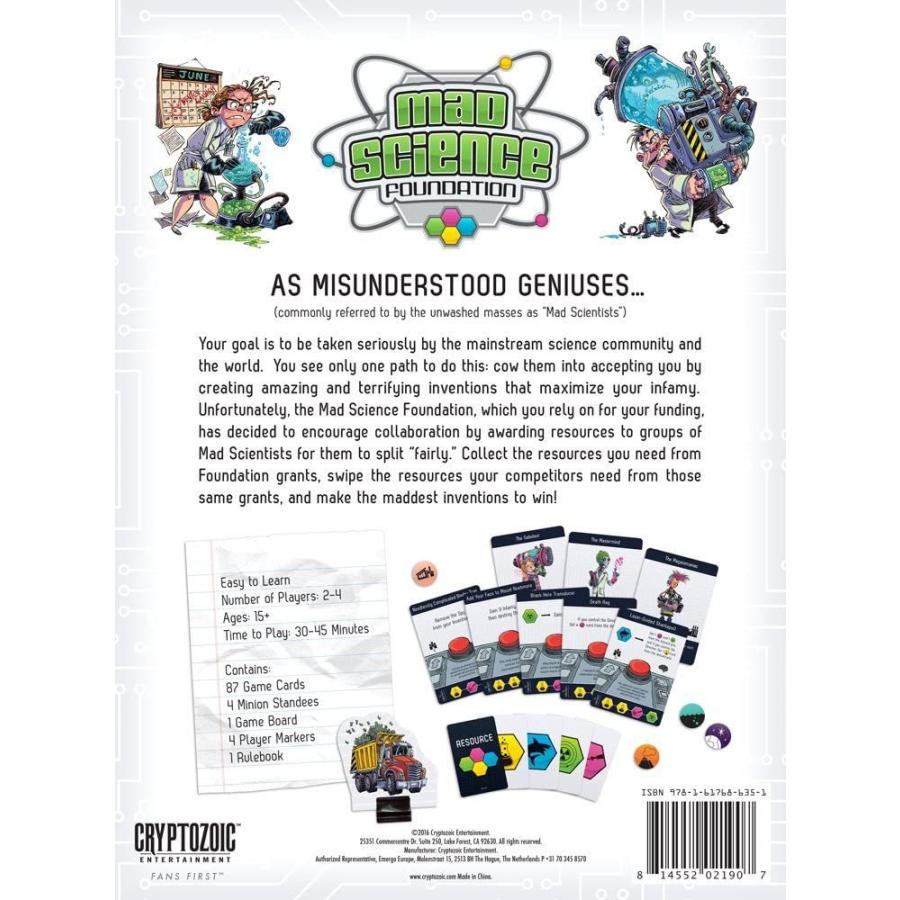 新品即決 ボードゲーム 英語 アメリカ 02190CZE Mad Science Foundation Board Game - www.jelecom.com.eg 新品即決 ボードゲーム 英語 アメリカ 02190CZE Mad Science Foundation Board Game - www.jelecom.com.eg