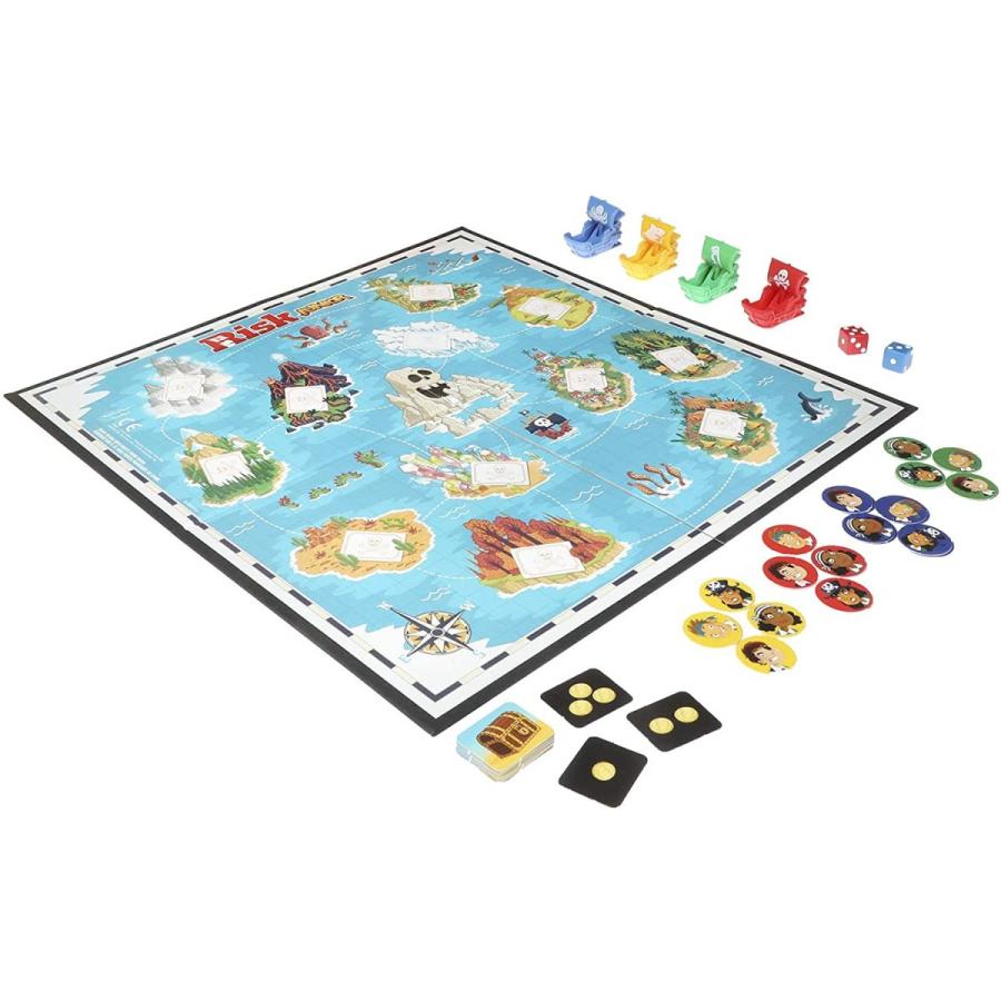 ボードゲーム 英語 アメリカ E6936 Hasbro Gaming Risk Junior : Strategy Board Game; A Kid's Intro toの画像