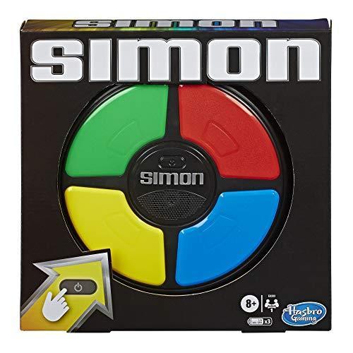 ボードゲーム 英語 アメリカ E9383 Hasbro Gaming Simon Handheld Electronic Memory Game With Lights a