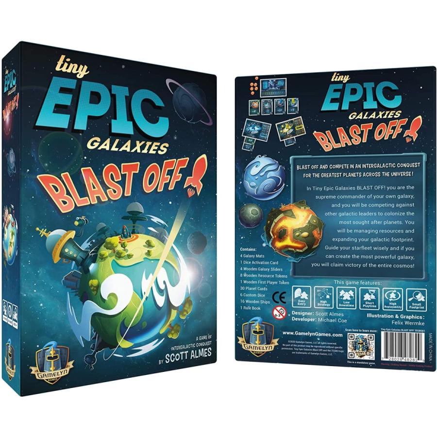ボードゲーム 英語 アメリカ GLGTEGBORE Gamelyn Games Tiny Epic Galaxies Blast Off! - A Game of Cosmの画像