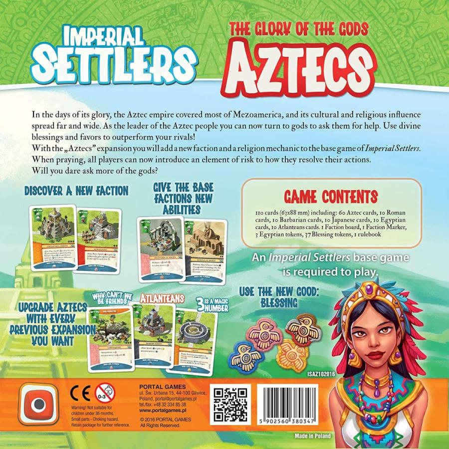 ボードゲーム 英語 アメリカ POP00367 Portal Games Imperial Settlers Aztecs Game, Multicolorの画像