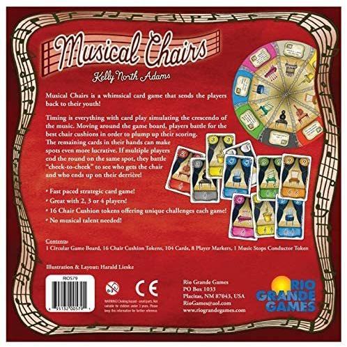 ボードゲーム 英語 アメリカ RIO579 Rio Grande Games Musical Chairs_1
