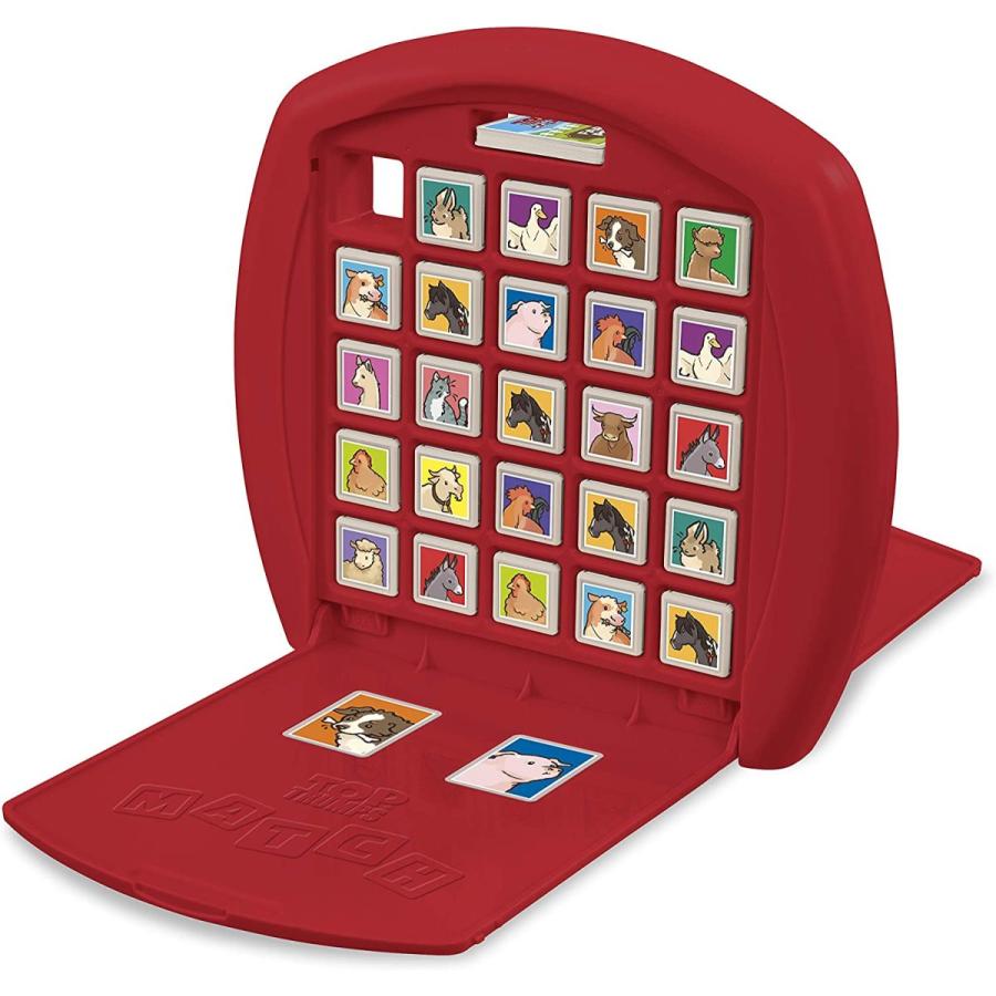 ボードゲーム 英語 アメリカ WM01077-ML1-6 Top Trumps Match - The Crazy Cube Game - Farm Pets_2