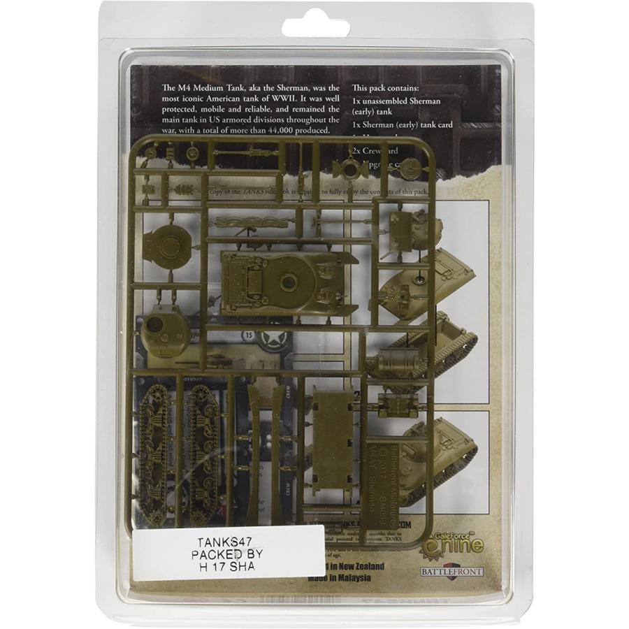 ボードゲーム 英語 アメリカ TANKS47 Gale Force 9 Tanks American Sherman (Early) Tank Expansion Boarの画像