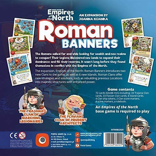 ボードゲーム 英語 アメリカ 1233PLG Portal Games Empires of The North Roman Banners_2