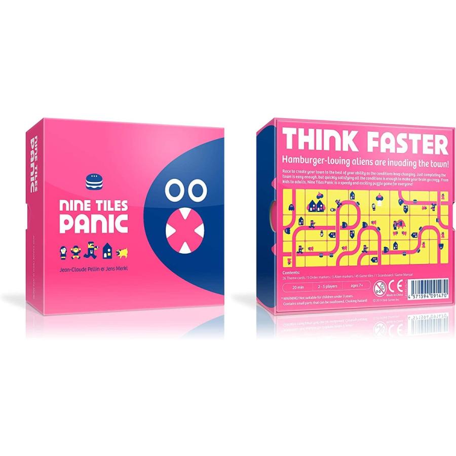 ボードゲーム 英語 アメリカ 9TPONK Oink Games Nine Tiles Panicの画像