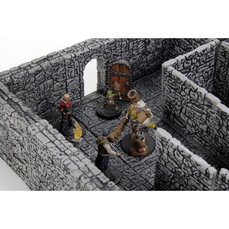 ボードゲーム 英語 アメリカ 16514 Warlock Tiles: Dungeon Tiles II - Full Height Stone Walls Expansi｜maniacs-shop｜04