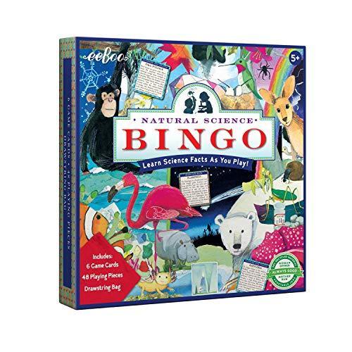 ボードゲーム 英語 アメリカ BOWHA2 eeBoo: Natural Science Bingo Game, for 2 to 4 Players, Learn Sci