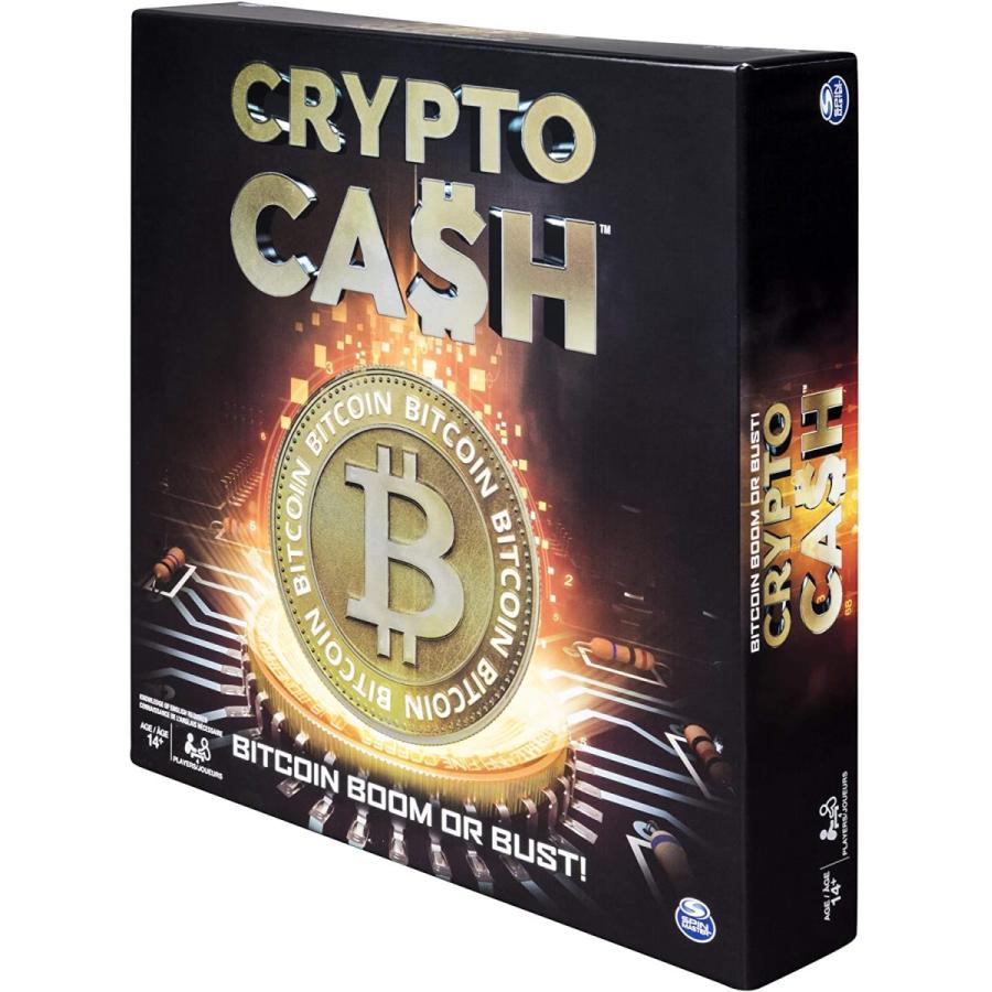 ボードゲーム 英語 アメリカ 6046832 Spin Master Games Crypto Cash Game, Fast-Paced Bitcoin Bettingの画像