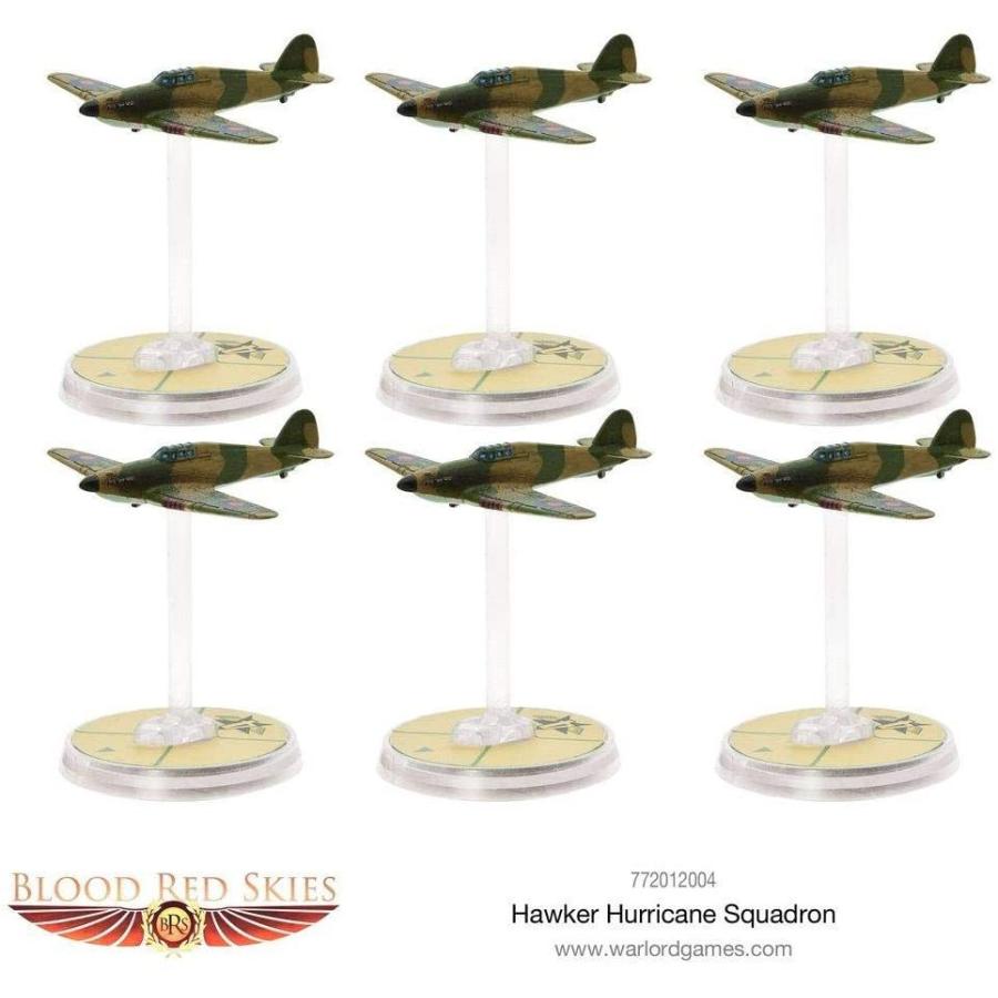 ボードゲーム 英語 アメリカ 772012004 Blood Red Skies Hawker Hurricane Squadron 1:200 WWII Mass Airの画像
