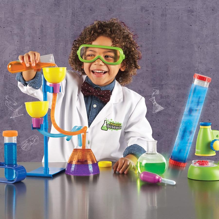 知育玩具 パズル ブロック LER0826 Learning Resources Primary Science Deluxe Lab Set - 45 Pieces， Age_11