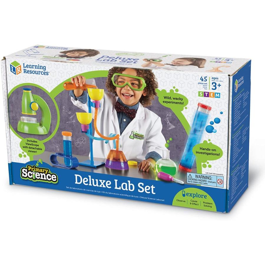 知育玩具 パズル ブロック LER0826 Learning Resources Primary Science Deluxe Lab Set - 45 Pieces， Age_4