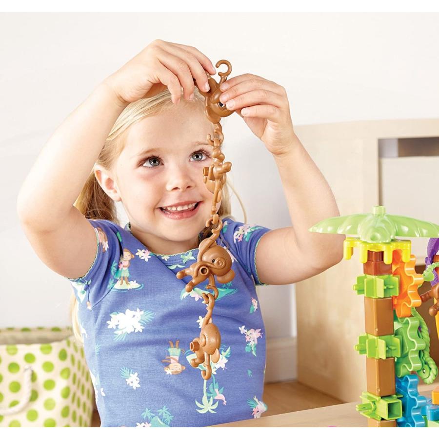 知育玩具 パズル ブロック LER9119 Learning Resources Gears! Gears! Gears! Movin' Monkeys Building Plの画像