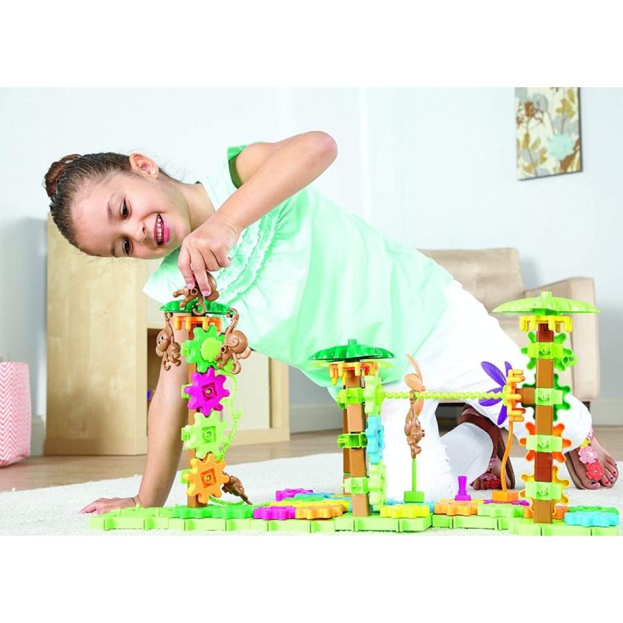 知育玩具 パズル ブロック LER9119 Learning Resources Gears! Gears! Gears! Movin' Monkeys Building Plの画像