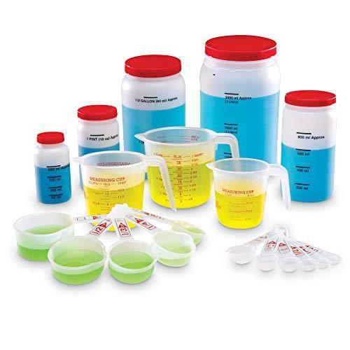 知育玩具 パズル ブロック LER0360 Learning Resources Classroom Liquid Measuring Set - 19 Pieces， Age