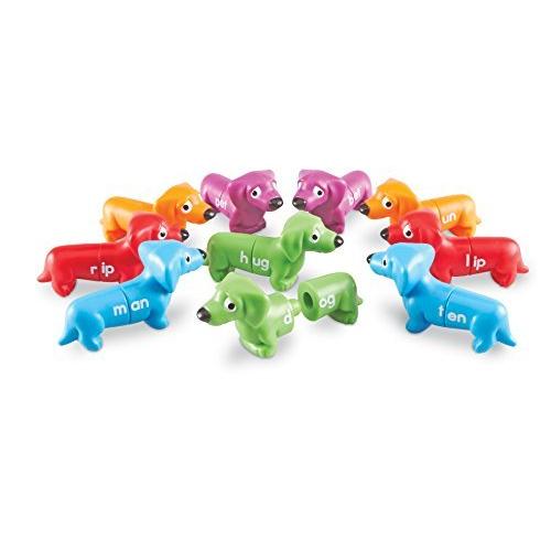 知育玩具 パズル ブロック LER6705 Learning Resources Snap-N-Learn Rhyming Pups Toy, Fine Motor Toys,