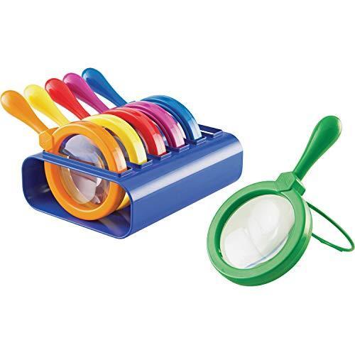 知育玩具 パズル ブロック LER2884 Learning Resources Primary Science Jumbo Magnifiers with Stand - 6
