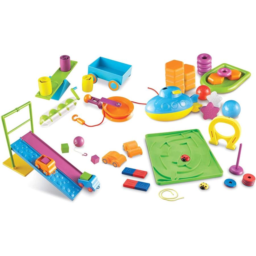 知育玩具 パズル ブロック LER2834 Learning Resources STEM Classroom Bundle, 4 unique activity sets,_1