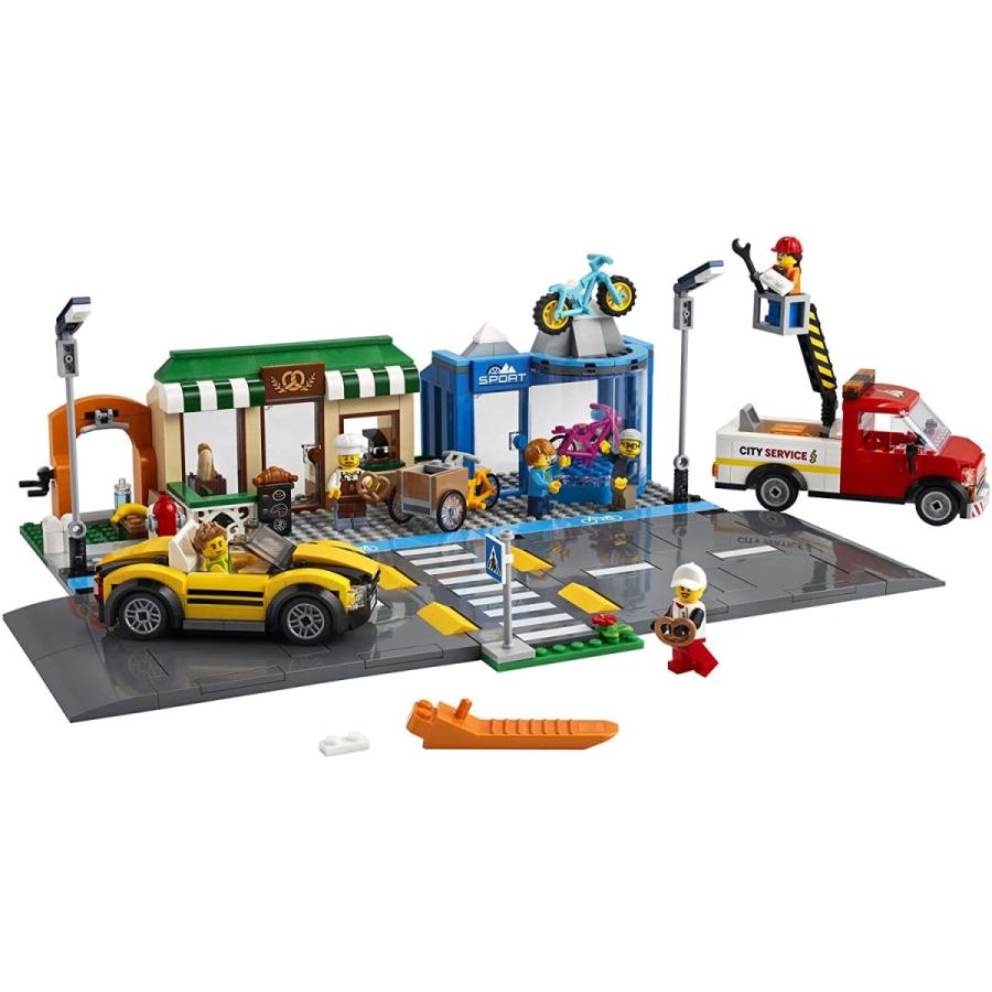 LEGO レゴ シティ 60306 City Shopping Street Building Kit; Cool Toy 