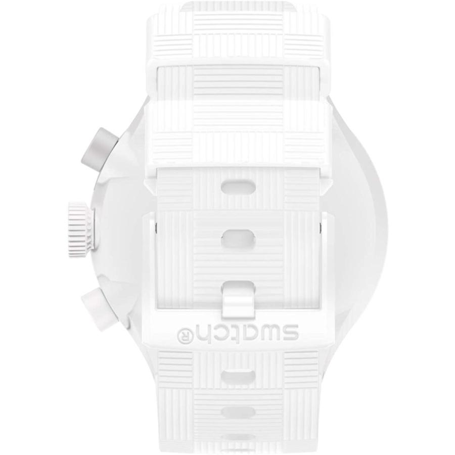 腕時計 スウォッチ レディース SB02W400 Swatch CHEQUERED WHITE Unisex Watch (Model: SB02W400)｜maniacs-shop｜04