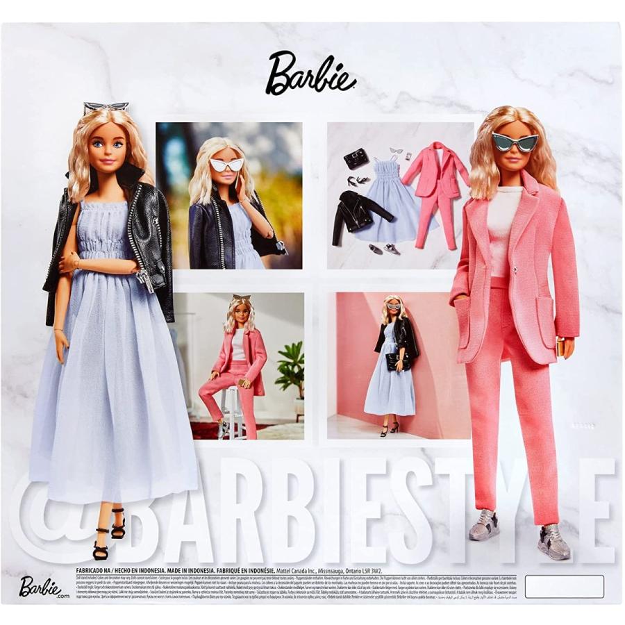 バービー Barbie バービースタイルドール１ シフォンドレス、「レザー 