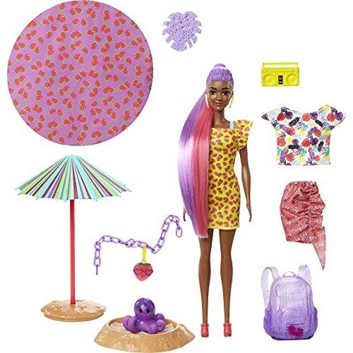 バービー バービー人形 GTN18 Barbie Color Reveal Foam! Doll & Pet Friend with 25 Surprises: Scented B