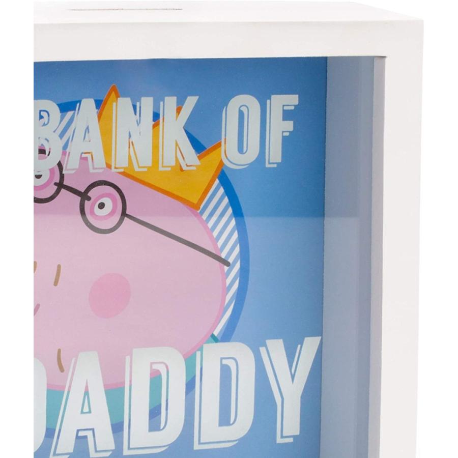 Peppa Pig ペッパピッグ アメリカ直輸入 UTNS5673_1 Peppa Pig Money Box Bank of Dad Wooden Piggy Ban｜maniacs-shop｜03