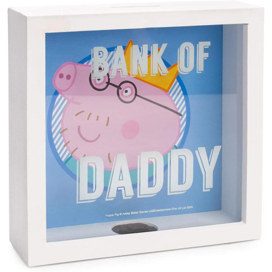 Peppa Pig ペッパピッグ アメリカ直輸入 UTNS5673_1 Peppa Pig Money Box Bank of Dad Wooden Piggy Ban｜maniacs-shop｜05