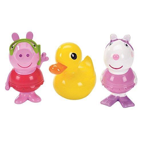 直営店に限定 Peppa Pig ペッパピッグ アメリカ直輸入 92682 Peppa Pig Bath Squirters: Peppa, Suzy, Quack その他