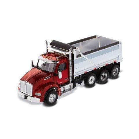 Diecast Masters ミニチュア ミニカー 71059 Diecast Masters Kenworth T880 SBFA Dump Truck - Radiant Red