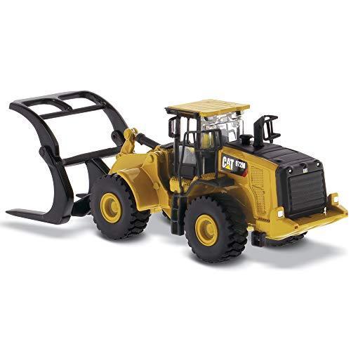 Diecast Masters ミニチュア ミニカー 85950 CAT Caterpillar 972M Wheel Loader with Log Fork and Operato｜maniacs-shop