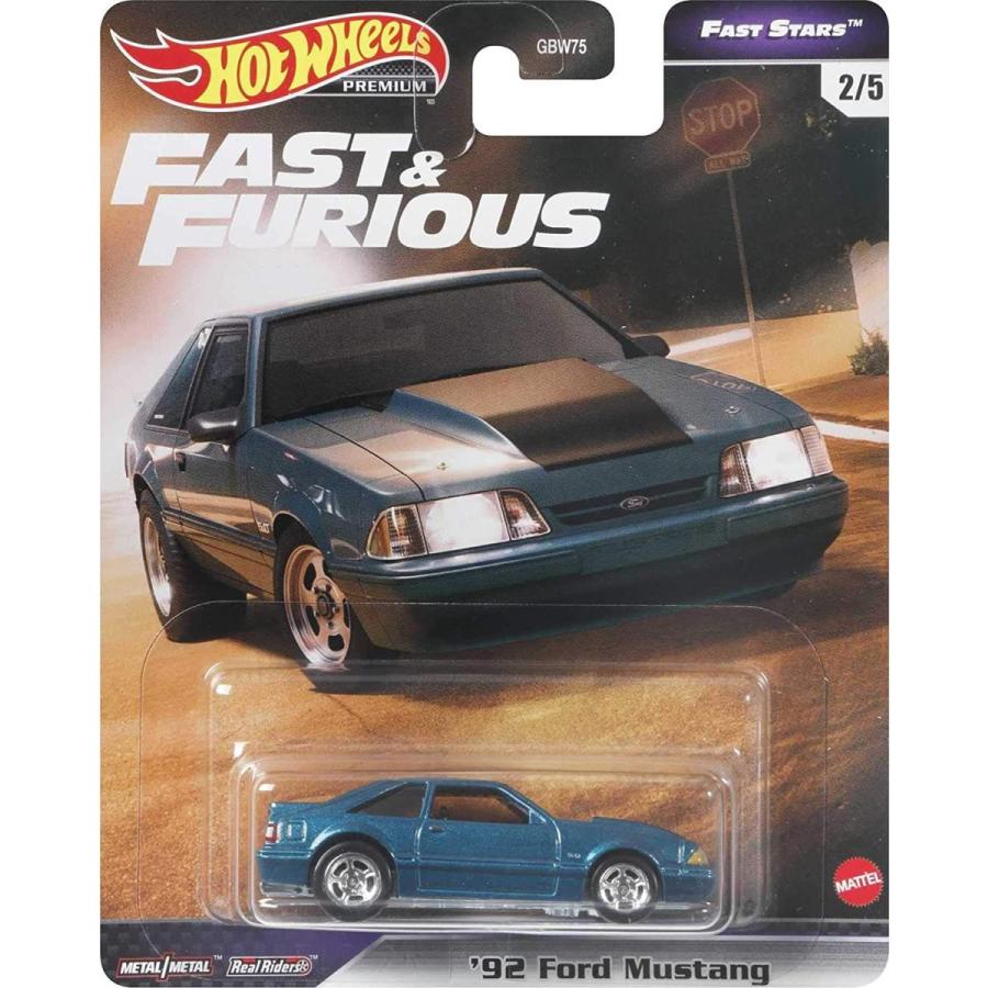 新品10個ホットウィール - ファスト・スターズ ’92 フォード・マスタング Amazon.com: Hot Wheels 92 Ford Mustang, 1:64 Scale, The 90S