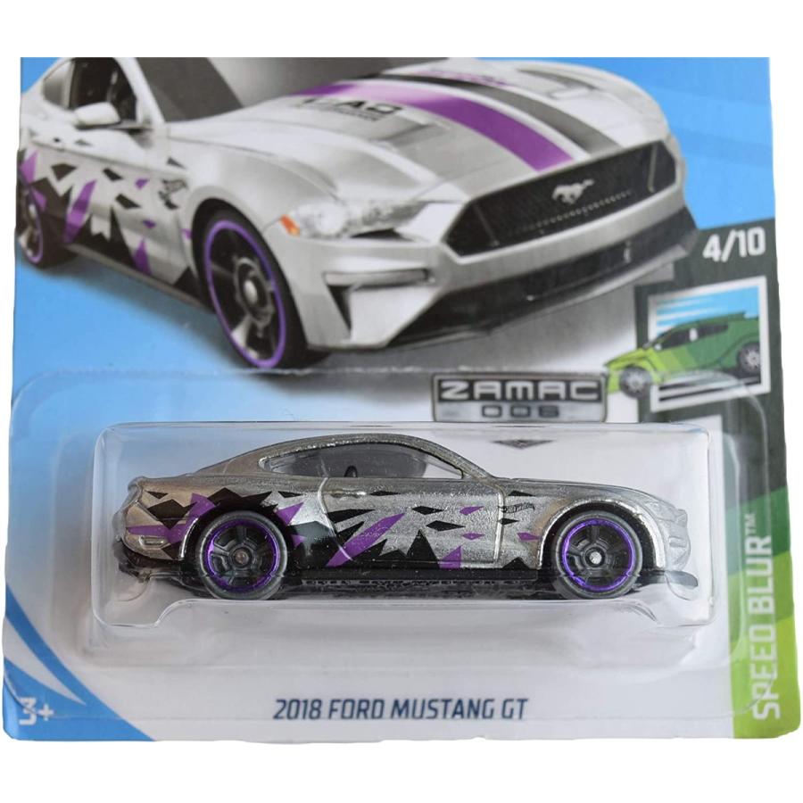 ホットウィール Hot Wheels ZAMAC 2018 フォード マスタング スピードブラー 4/10 113/250 シルバー 2019マの画像