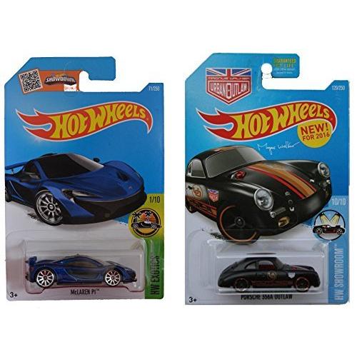 ホットウィール マテル ミニカー Hot Wheels Magnus Walker Porsche 356 Outlaw & 2014 McLaren P1 (Bl