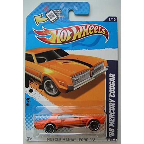ホットウィール Hot Wheels ’68マーキュリークーガー マッスルマニア FORD ’12 オレンジ Mercury Cougar