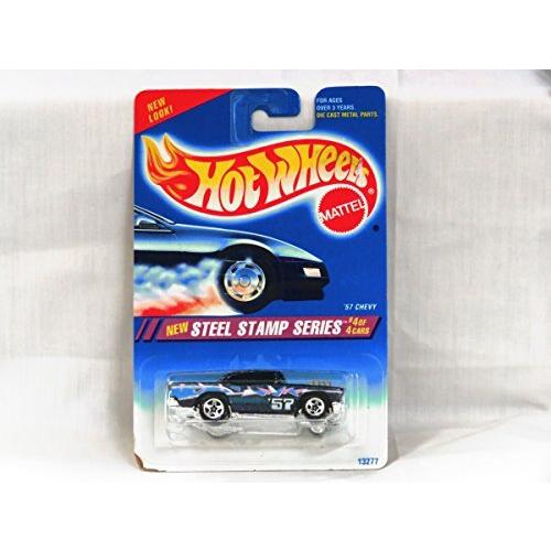ホットウィール マテル ミニカー Hot Wheels Steel Stamp Series 4/4 '57 Chevy 5sp