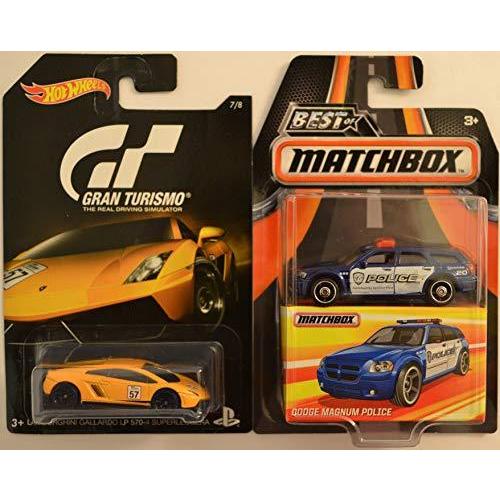 ホットウィール マテル ミニカー hwLamborghiniGallardo\u0026mbxDodgeMagnum Hot Wheels 2 Cars Bundle Lam