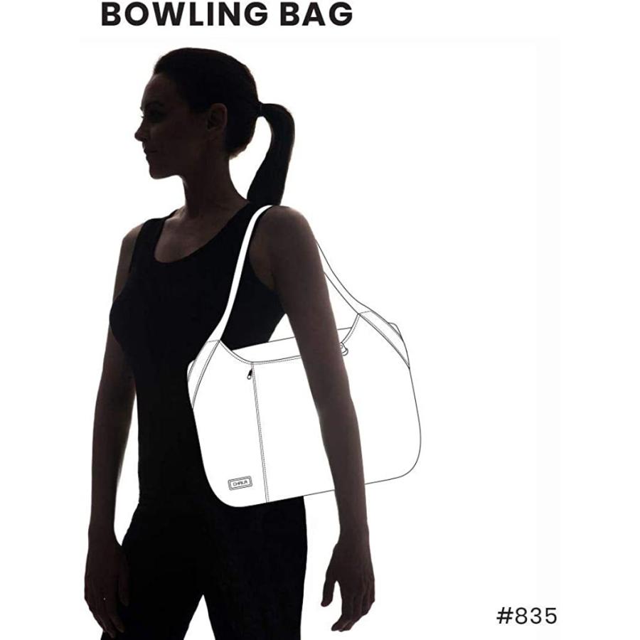 chala バッグ パッチ 4345654048 Chala Large Bowling Tote Bag with coin purse Burgundy (Ivory Paw Print Bu_1