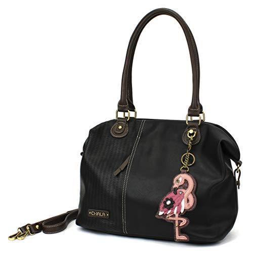 chala バッグ パッチ CHALA Laser Cut Crossbody Shoulder bag Tote Bag with adjustable Strap Black