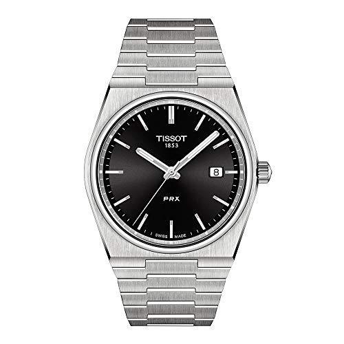 腕時計 ティソ メンズ T1374101105100 Tissot mens PRX 316L stainless steel case Dress Watch Grey T13741｜maniacs-shop