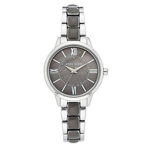腕時計 アンクライン レディース AK/3329GYSV Anne Klein Women's Japanese Quartz Dress Watch with M