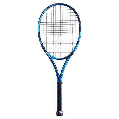 テニス ラケット 輸入 101437 Babolat Pure Drive + Tennis Racquet - Strung with 16g White Babolat Syn G