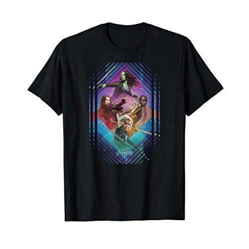マーベル Marvel インフィニティウォー ガモーラ オコエ ブラック・ウィドウ 半袖Tシャツ キッズ6-