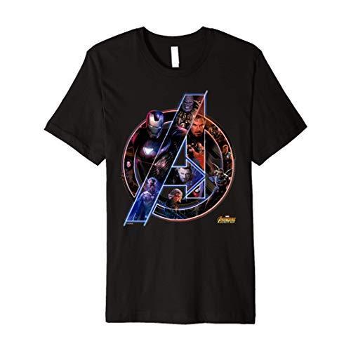 Tシャツ キャラクター ファッション Y1M33J3BA1S Marvel Avengers Infinity War Neon Team Premium T-｜maniacs-shop