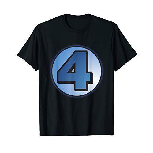 Tシャツ キャラクター ファッション PWT9SRP0P42 Marvel Fantastic Four Super Hero Logo Costume T-S