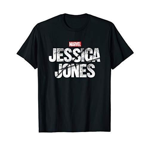 Tシャツ キャラクター ファッション Y3Q4DPZ1389 Marvel Jessica Jones Logo T-Shirt T-Shirt｜maniacs-shop